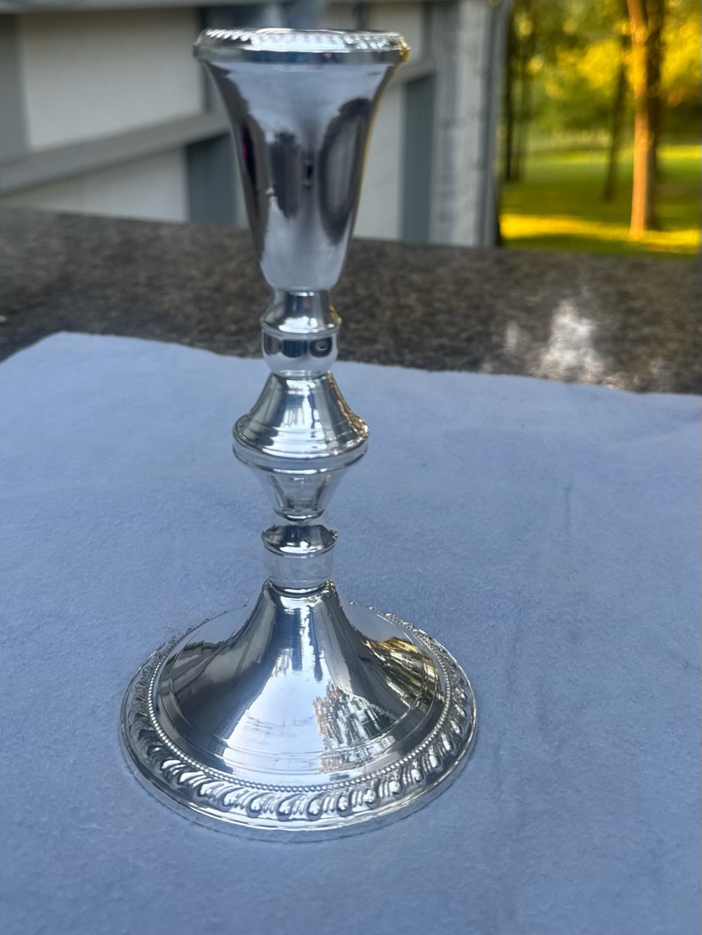 Vintage Sterling Silver Candlestick by Duchin Creations